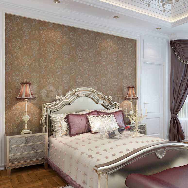 歐式床頭背景 歐式床頭背景